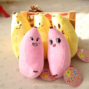 Nuevo juguete chirriante suave con forma de plátano para perros, juguetes de hierba gatera personalizados para gatos, juguete interactivo de peluche para mascotas - Product Image 2