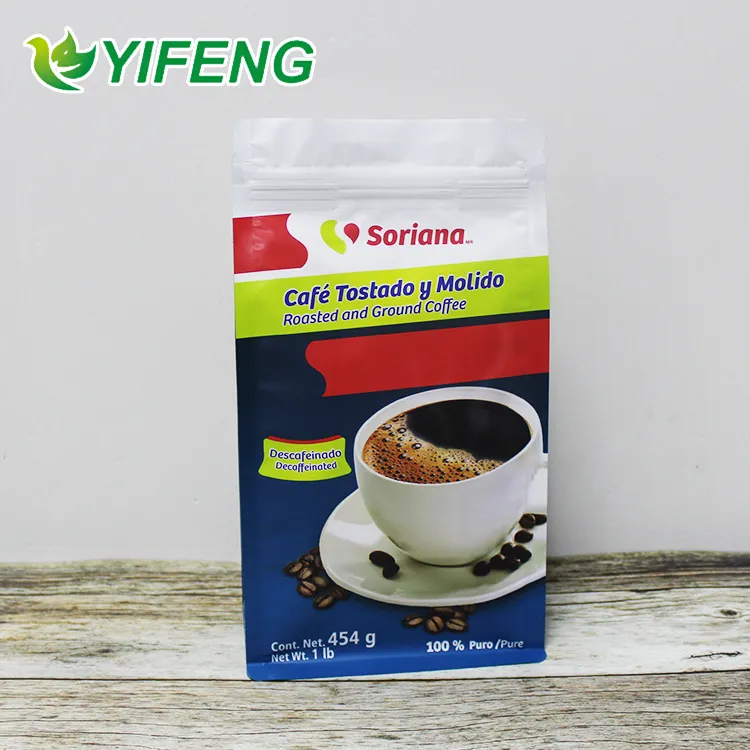 New products wholesale aluminum foil one way valve drip coffee bag with tin tie/custom printing waterproof coffee bag