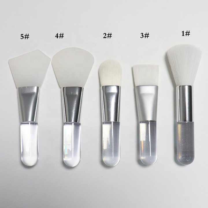 Ahyee Mini Mask Brush 8.5 CM Silicone Brushes Professional DIY Face Crystal Custom logo Mud Facial B