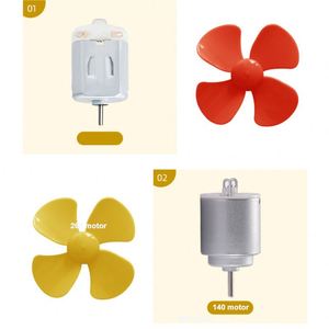 1Set DC Micro 130 Gear Motor with Fan Blade SMAll Propeller 3-6V for <strong>Arduino</strong> DIY Experiment +Motor Base