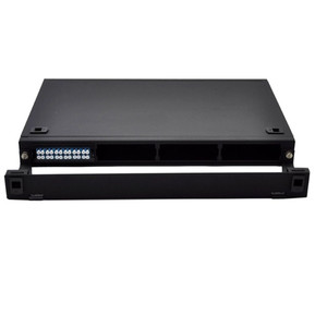 Marco de distribución de fibra óptica MPO/MTP de alta densidad Panel de conexión de montaje en rack 1U 19 pulgadas 12-144 núcleo para redes Wifi Ftth Poe - Product Image 5