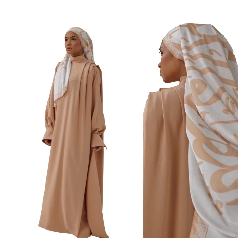Küçük miktar Oem tasarım türk giyim kadınlar için müslüman uzun elbise toptan duabaabaya tam Vintage günlük elbiseler