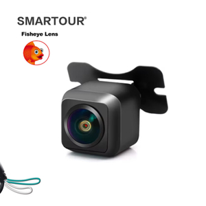 Smartour-Cámara de visión trasera CCD para coche, cámara de marcha atrás HD impermeable con lente ancha dorada para coche, cámara de respaldo universal - Product Image 1