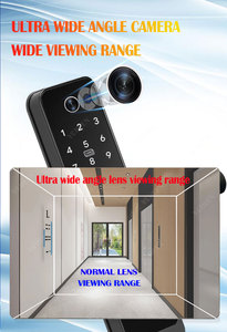 Impermeabile Tuya Wifi Smart serratura digitale della porta con Password della scheda di blocco senza fili per chiave Nfc Video Intercom sblocco remoto - Product Image 4