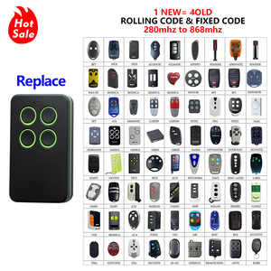 208 Multi-frequenza della porta del Garage ~ 868Mhz Wireless universale impermeabile cancello telecomando duplicatore di rotolamento 433mhz codice - Product Image 2