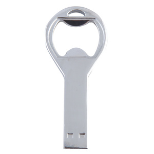 Fábrica Por Atacado De Metal Abridor De Garrafas 16GB U Disco USB 2.0 Telefones Móveis Compatíveis Computadores Presente Empresarial para Abrir Cerveja