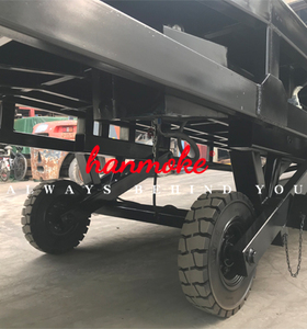 10 Ton kapasiteli hidrolik tipi yükleme haznesi mobil konteyner rampası Forklift Yard rampası - Product Image 5