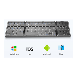 Ultra Slim Mini Wireless <strong>Keyboard</strong> for Ipad <strong>Keyboard</strong> Foldable Wireless Portable <strong>Keyboard</strong> with <strong>Numeric</strong> Keypad - Product Image 4