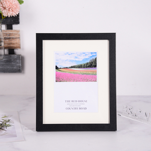 Modern basit sıcak satış duvar montaj masa üstü ekran 4x6 5x7 6x8 8x10 ahşap MDF A4 fotoğraf resim çerçevesi siyah - Product Image 5