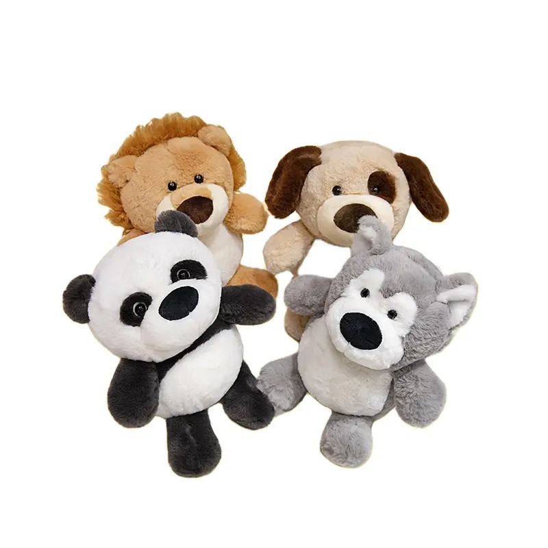 Kids Gift Husky Panda Lion Puppy Animal Microwave Heating Stuffed Toy Weighted Sensory Plush Toy for Kids Relieve Anxiety