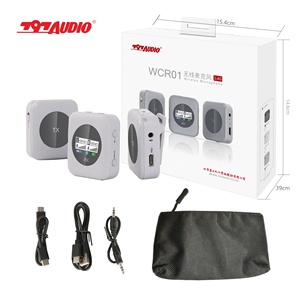 797 Estudio de grabación de audio Video Micrófono inalámbrico dual Tipo C Adaptador IOS Salida digital USB de plástico 100m para Iphone Android - Product Image 6