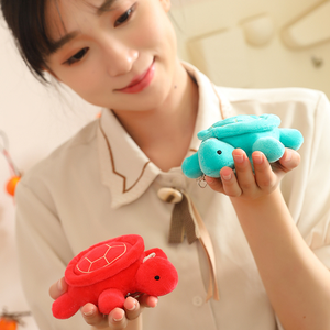 Bán buôn Crochet ít rùa phim hoạt hình động vật biển đồ chơi sang trọng Mặt dây chuyền nhỏ treo tường - Product Image 5