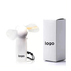 Mini ventilador de mano portátil con batería, pantalla de mensaje personalizada Led programable, ventilador de mano publicitario
