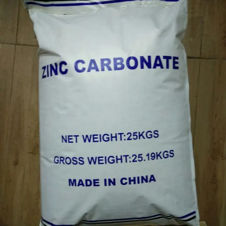 Zinc Carbonate High Purty Zinc Carbonate 57.5% Rubber Grade Made In China
