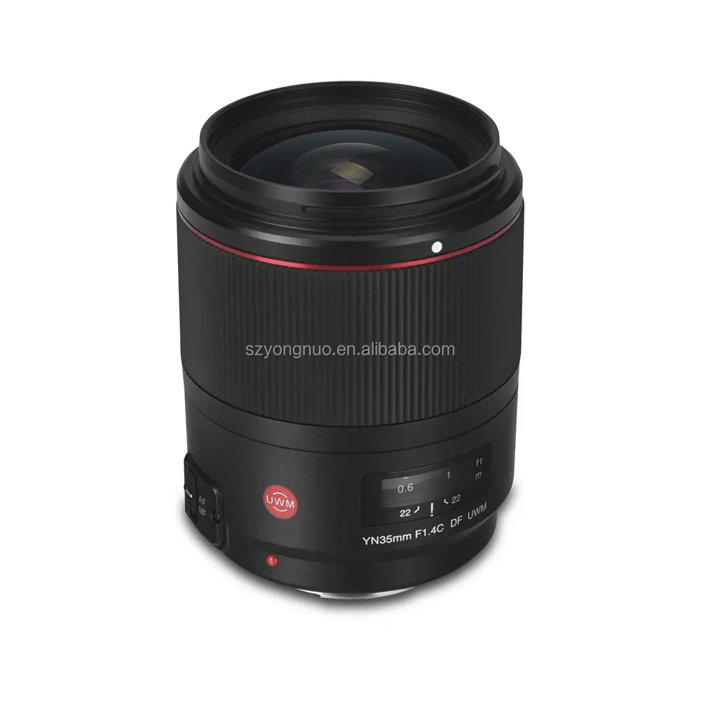 Yongnuo เลนส์กล้อง YN35mm F1.4C DF UM สำหรับ Canon 5DII 5D 500D 400D 600D 60D เลนส์สำหรับกล้อง Canon DSLR