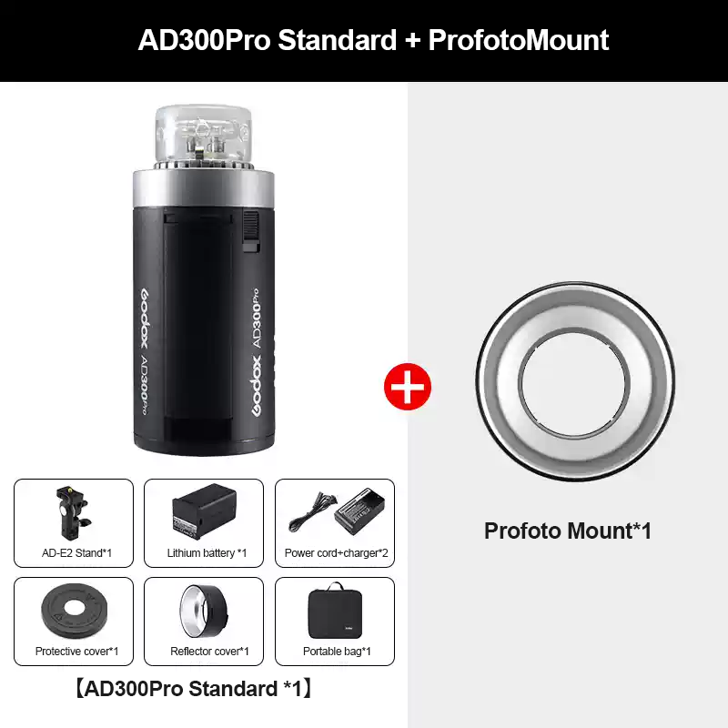 Montaje AD300Pro + Profoto