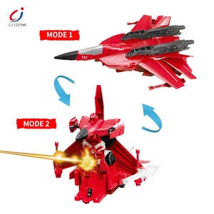 Chengjiキッズリモコンロボット変形飛行機バトルゲームおもちゃ戦闘機RCジェットモデル飛行機2モード - Product Image 3