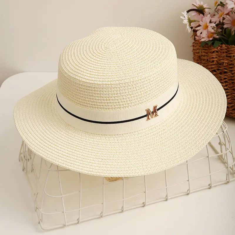 Recycling Beach Holiday Wholesale Straw Hat Women's Hat Summer Sun Hat