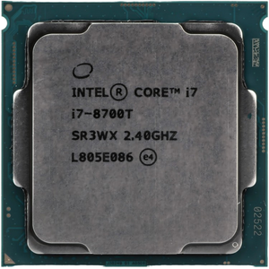 Venta caliente I7 8700T CPU Procesador 4Ghz Turbo Frecuencia 128G Capacidad de memoria 2 canales para computadora Socket Tipo LGA1151
