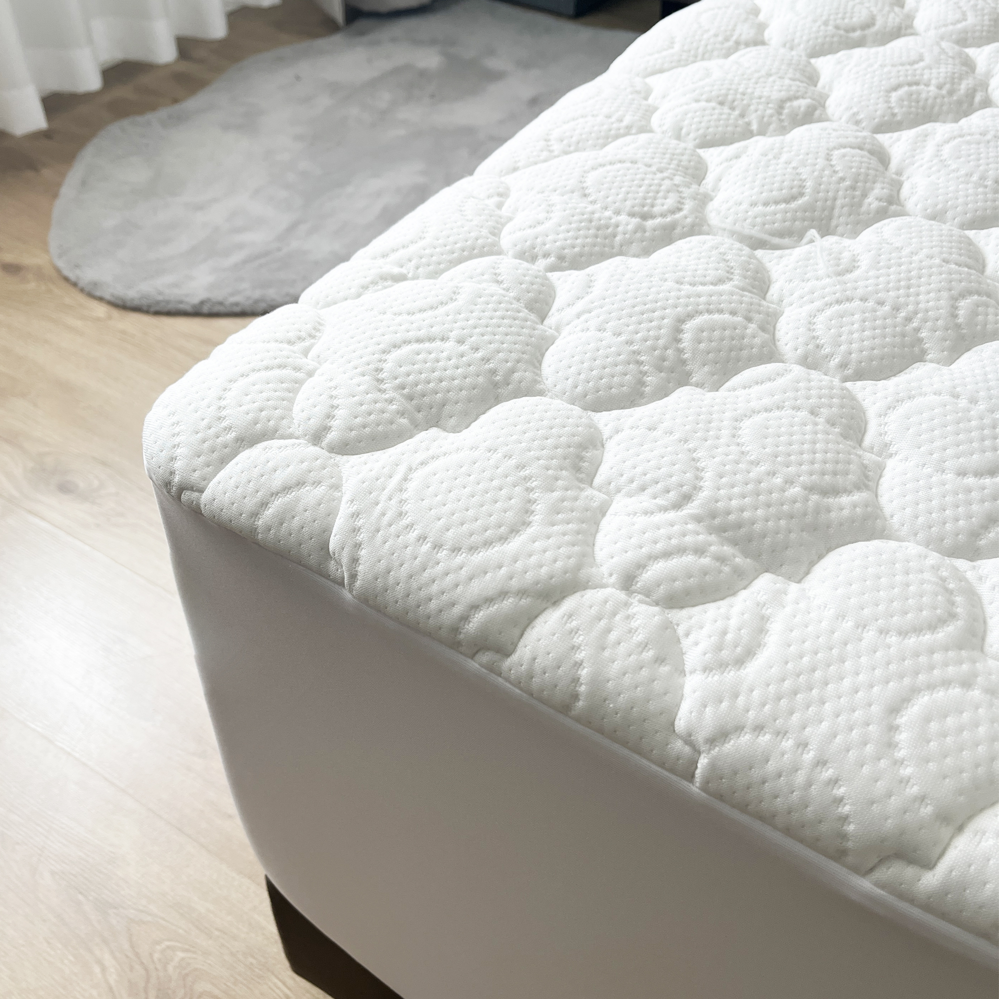 Protège-matelas matelassé multi-aiguilles