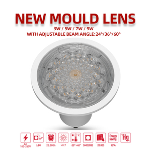 工場直送GU10 GU5.3 MR16電球ダウンライトgu10スポットライトled gu10ランプgu10 led - Product Image 4