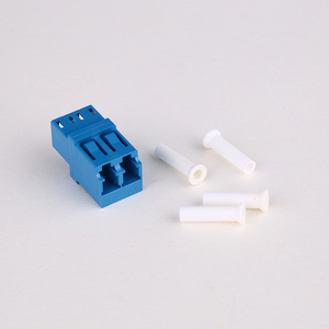 Stokta UPC çift çekirdekli çift Quad LC PC APC SM MM OM1 OM2 OM3 dubleks Fiber optik adaptör dubleks LC UPC FTTH ağ için - Product Image 2