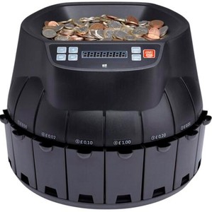 EC9008 Automatic Desktop <strong>Coin</strong> <strong>Counting</strong> <strong>Sorting</strong> <strong>Machine</strong> Auto Cash <strong>Machine</strong> Mini <strong>Coin</strong> Sorter - Product Image 1