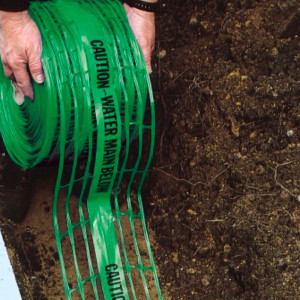 Tùy chỉnh 30cmx100m PE phát hiện lưới cho cáp bảo vệ đường ống ngầm cảnh báo chôn lưới cắt dịch vụ chế biến - Product Image 5