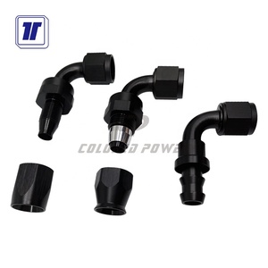 Phụ Tùng Xe Đua Phụ Kiện Nhiên Liệu PTFE Khóa Đẩy Xoay 90 Độ Bằng Nhôm - Product Image 5