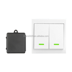 LED için will DC12V 315/433mhz uzaktan alıcı kontrol anahtarı ekli uzaktan kumanda ile 86 2 düğmeli panel yazın - Product Image 5