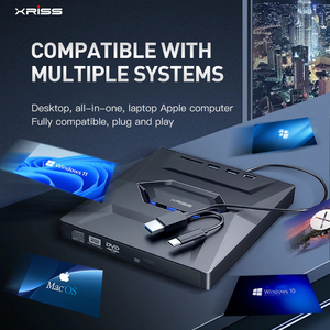 笔记本电脑台式机的外部光盘刻录机USB 3.0 USB C外部光盘RW驱动器 - Product Image 4