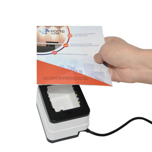 Escáner de código de barras con cable de código QR USB/RS232 de escritorio, Caja de pago, escaneo CMOS 2d, código móvil para supermercado, HS-2001D