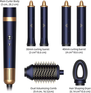 Factory Direct Sales New Net <strong>Red</strong> for Cross-border Multi-<strong>in</strong>-one Hot air Comb Automatic Curling Iron Straight Hair Multi Styler - Product Image 6