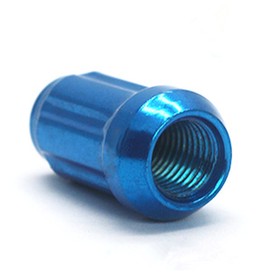 6 Bánh Xe Spline Nuts M12x1.5 Chrome Drive Lug Tuner Phong Cách Với Phím Đen Xanh Đỏ - Product Image 6