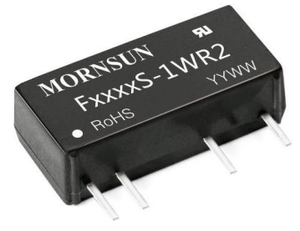 Mornsun-Convertidor de F1505S-1WR2 DC-DC, convertidor de voltaje de entrada fija, salida dual/única no regulada, 1W, F1505S-1WR2 - Product Image 2