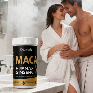 БАД (биологически активная добавка) на основе натурального органического экстракта маки и женьшеня, 500 мг, 120 капсул, для взрослых, сертифицировано GMP, халяль, под собственной торговой маркой (OEM). - Product Image 2