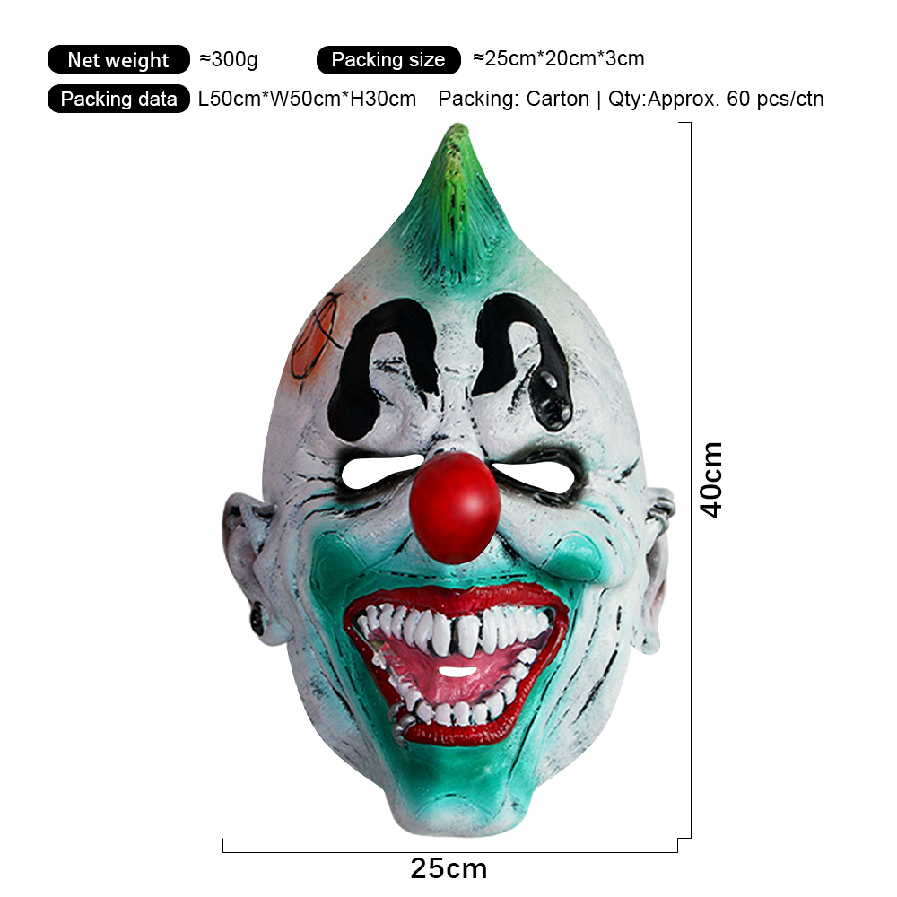 Clown aux cheveux verts
