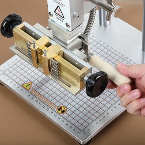 ホットスタンピングマシン10x13 Cm加熱プレートレザー手動デジタル制御温度 - Product Image 4