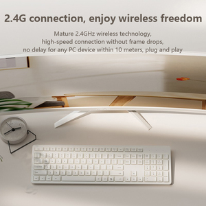 Wireless <strong>Keyboard</strong> and Mouse Set Office Silent Desktop <strong>Computer</strong> Notebook Office Wireless <strong>Keyboard</strong> and Mouse Set - Product Image 2