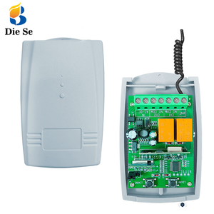 Drahtlose Fernbedienung HF-Schalter 433MHz 2-Kanal-Relais-Empfängermodul Sender für weit verbreitete Home Smart - Product Image 1