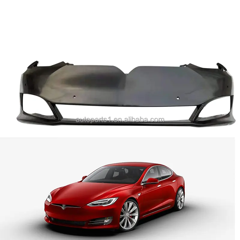 Pièces de voiture d'occasion d'origine peau de pare-chocs avant Support de pare-chocs avant 1077925-SO-A 1077925 pour Tesla Model S 5YJS 2016-2020