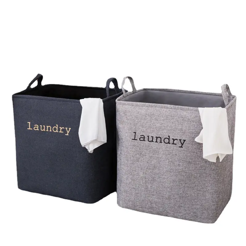 Dung lượng cao biểu tượng tùy chỉnh gấp quần áo bẩn lưu trữ giỏ Linen giặt rửa Túi