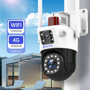Nueva Cámara 4G Mini 2K 4MP WiFi PTZ para vigilancia de seguridad al aire libre Smart Home seguimiento automático pequeño uso de red CCTV inalámbrica - Product Image 3