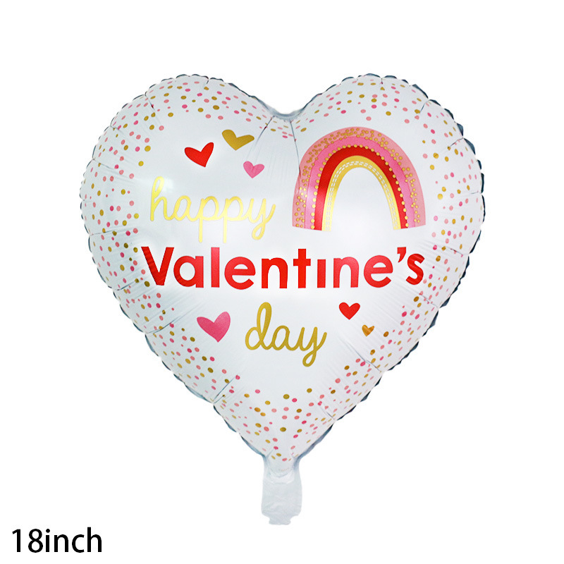 Petit arc-en-ciel de 18 pouces pour la Saint-Valentin