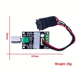 PWM DC regolatore di velocità del motore 6 v12v24v 3A interruttore di controllo della velocità avanti e indietro con funzione di interruttore - Product Image 5
