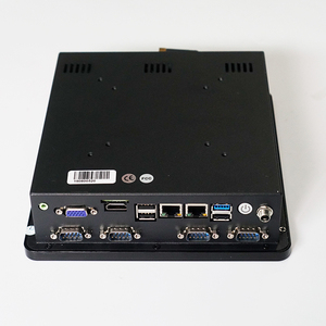 7 pulgadas integrado sin ventilador Industrial Panel táctil capacitiva Pc con Ubuntu construido en RFID y 3G - Product Image 4