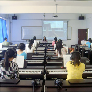 Sistema de aprendizaje de idiomas multimedia USB () teclado Idioma Inglés árabe laboratorio con descuento para - Product Image 4