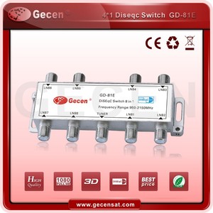 DiSEqC สวิทช์8ใน1 GD-81B /Diseqc 2.0สวิทช์ /Diseqc 8X1 - Product Image 4