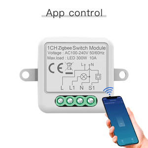 SLS Tuya ZigBee Mini fai da te intelligente interruttore luce modulo 1 banda per sistema Smart casa filo neutro richiesto modulo relè Tuya ZigBee - Product Image 2