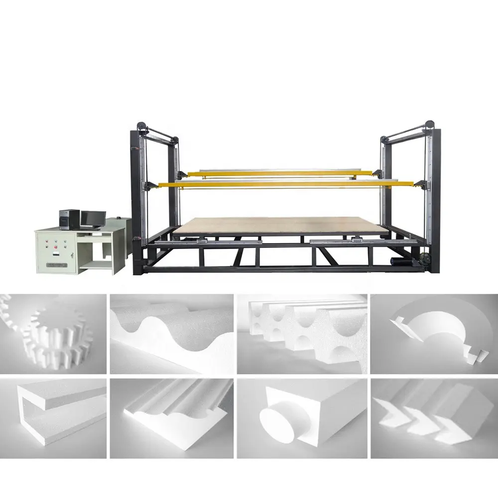 1年間の保証ホットナイフ3D発泡スチロールブロック切断機CNCホットワイヤーEPSカッター